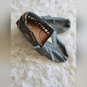 TOMS Gray Slip-Ons